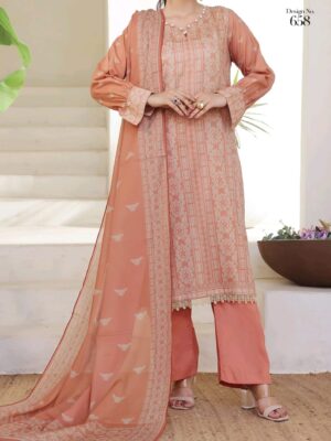 3pcs Lawn suit
